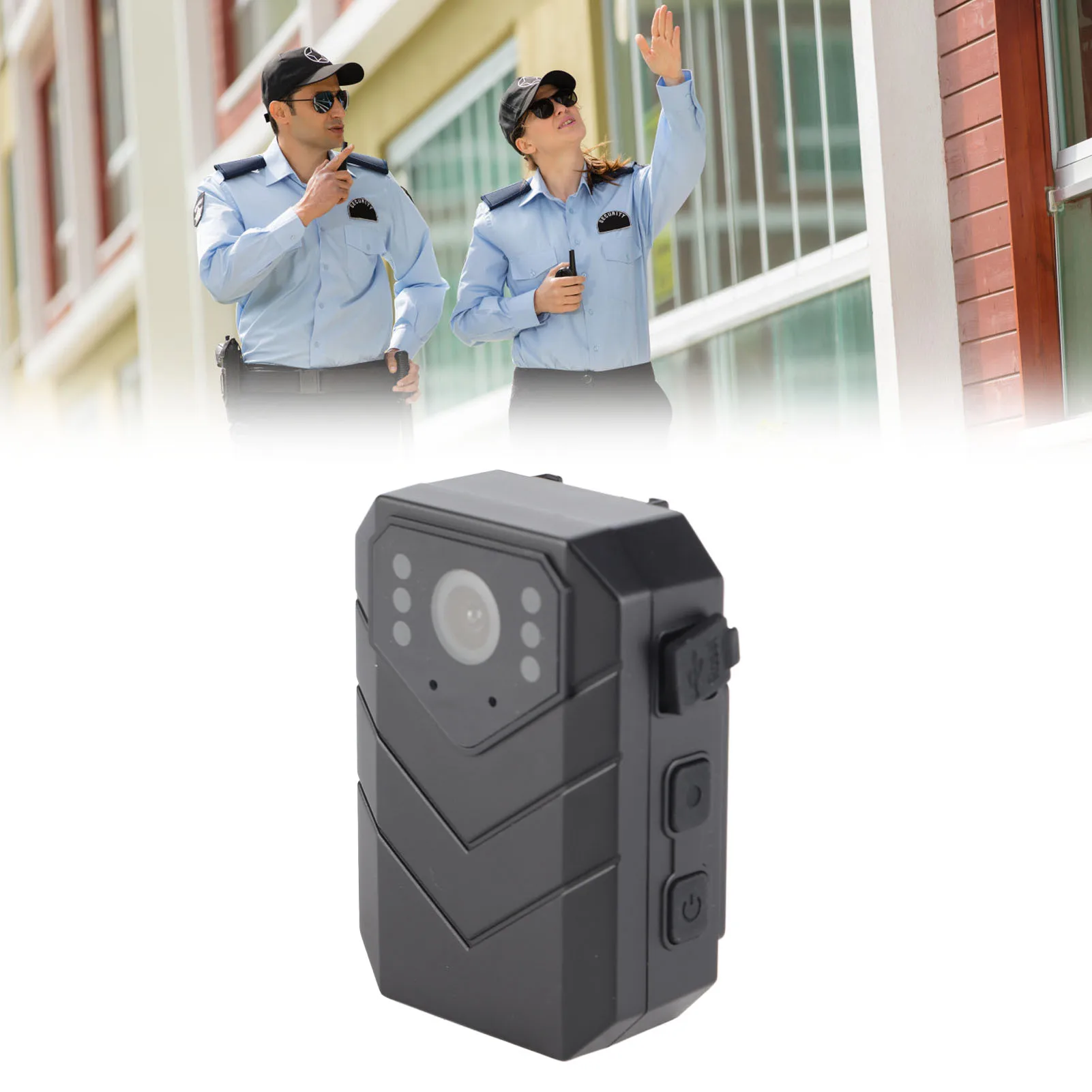 Pocket Video Recorder 4K Ultra HD Sensor WiFi Body Worn Camera Waterproof Motion Detection Long Endurance for Security Guard