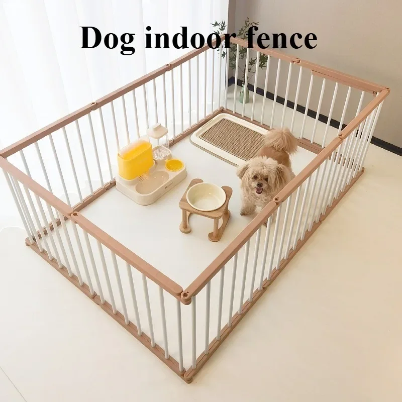 Dog Cage Strong and Durable Smooth Dogs Pets Indoor Fence Anti-rust Dog Fences Creative Design Easy Install Pet Product Supplies