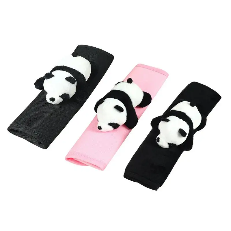 

Universal Cute Panda Seat Belt Cushion Accessories Car Safety Belt Cover Doll Seat Belt Cover Protection Shoulder Pad Interior