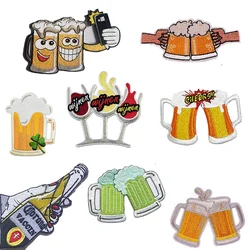 Oktoberfest Carnival Emblem Clothing Accessories Badge Sticker Embroidered Embroidery Sticker Iron-on Patches