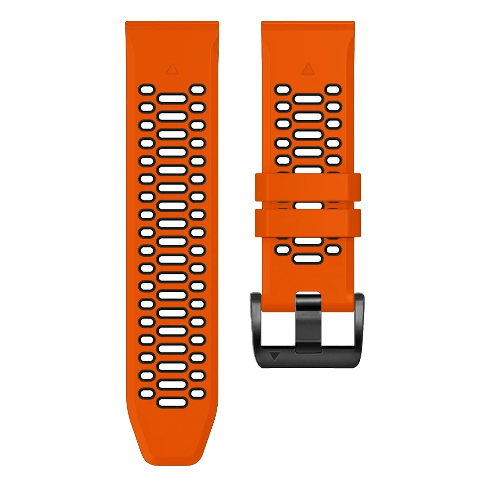 QuickFit 22 mm 26 mm atmungsaktives Sport-Silikonarmband für Garmin Fenix 7X 7 Pro 6X 6 5 5X Plus/Epix 2 47 mm 51 mm Armband-Uhrenarmbänder – Detail 13