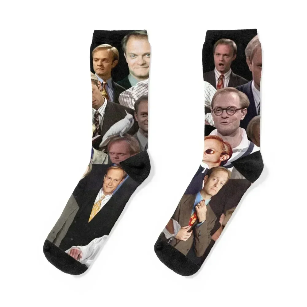 Niles Crane collage Socks new year bright garter Heating sock Socks For Girls Men's