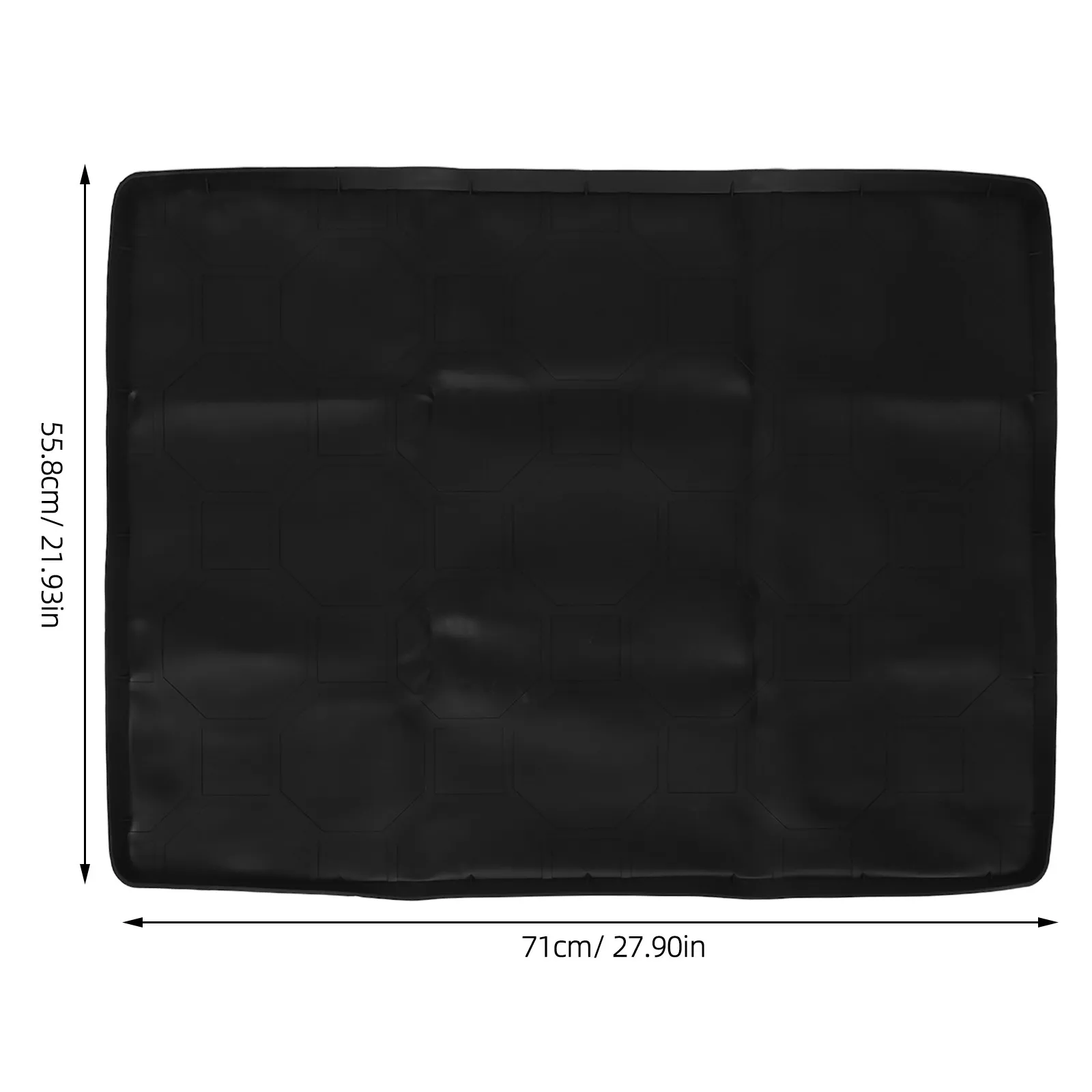 Heavy Duty Waterproof Boot Tray Black 28x22 Shoe Mat for Entryway Mud Shoes Umbrella Drip Tray Multi-Purpose Shoe Organizer