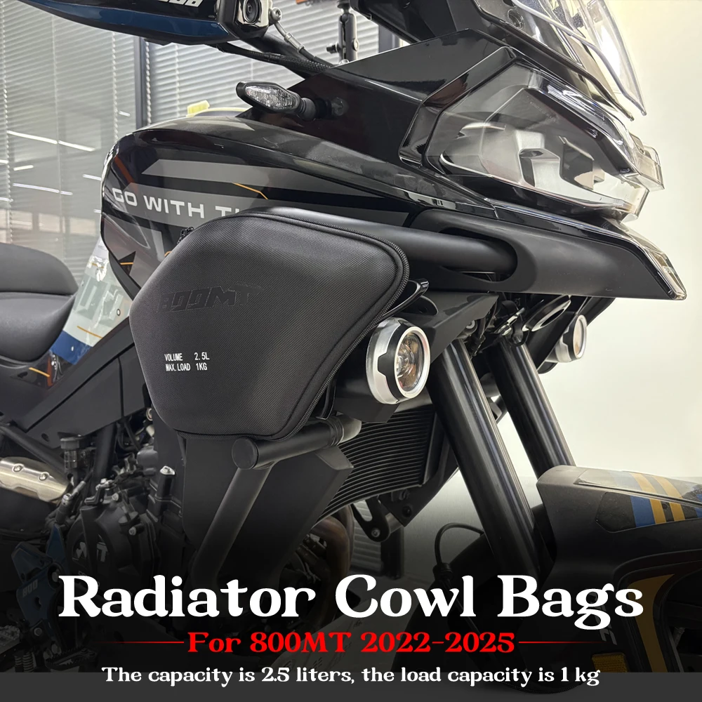 Motorcycle Accessories Radiator Cowl Bag Side Fairing Tool Storage Bags For CFMOTO 800MT For CF Moto 800 MT MT 800 2022-2025