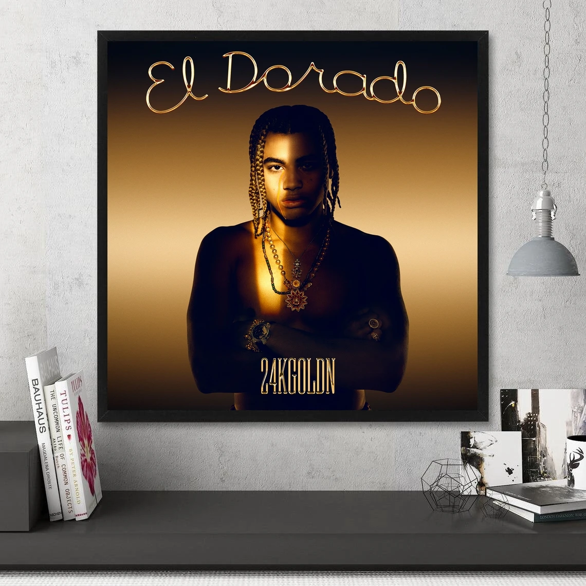 24kGoldn El Dorado Music Album Cover Poster HD Printable Canvas Art Print Home Decor Wall Painting ( No Frame )