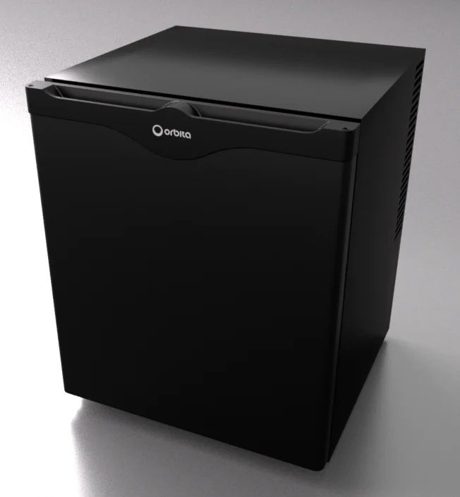 

2025 Mini Fridge for Small Hotels Portable Solid Door Bottom-Freezer Air Cooling Electric Gas Power Source for Cars US