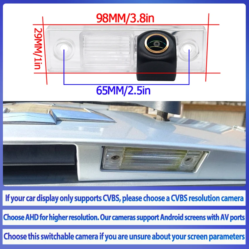 AHD Car Rear View Reverse Camera For Chevy Chevrolet Spark Beat M300 2009~2019 Backup Camera For Daewoo Matiz Creative 2009~2011