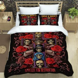 Guns n'roses band retro Bedding Sets exquisite bed supplies set duvet cover bed comforter set bedding set luxury birthday gift