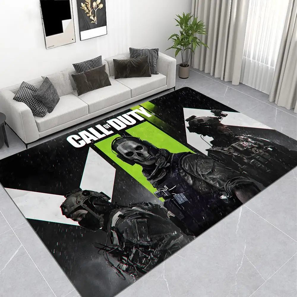 Call of D-DutyS Gaming Accessories Floor Mat Door Mat Washable Non-Slip Living Room Sofa Chairs Area Mat Kitchen Doormat Rug