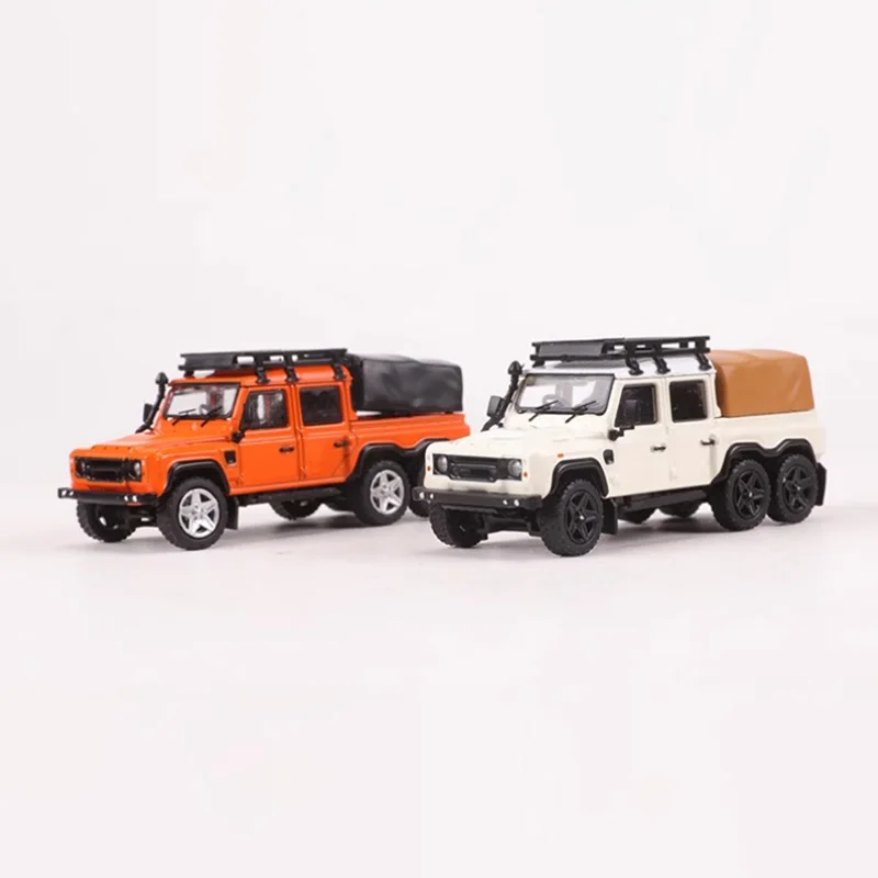 

GCD Diecast 1:64 Scale Defender 6x6 Off Road Vehicle Alloy Car Model Simulation Toy Finished Product Collection Static Model