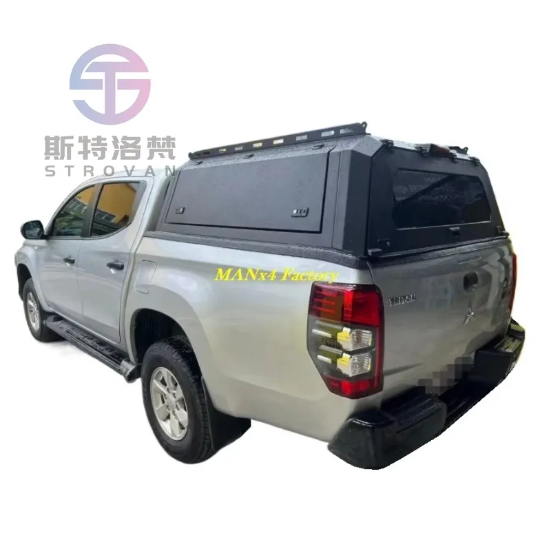 

STLF Steel MANx4 Pickup Canopy Truck Cap Topper Camper Shell для Triton L200 MR 19-22 Pick Up Trucks