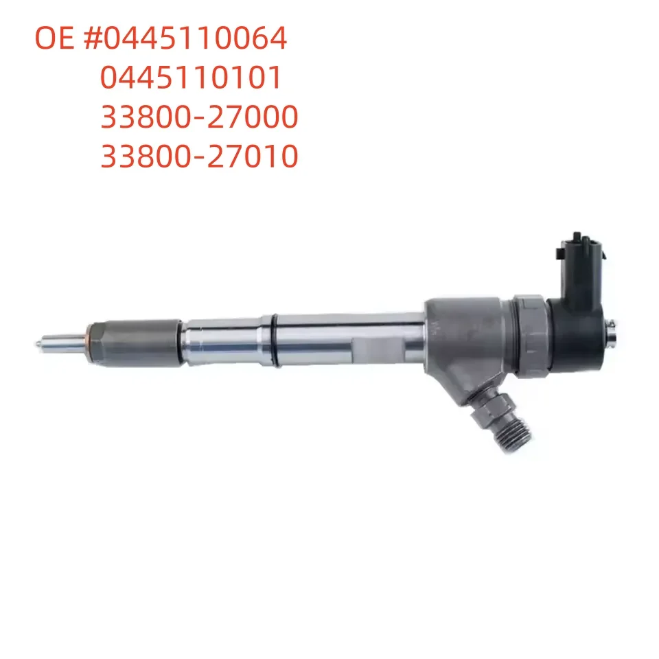 

High quality New 0445110064 0445110101 33800-27000 33800-27010 Fuel Injector for HYUNDAI Santa FE 2.0 Matrix 1.5 CRDi Elantra