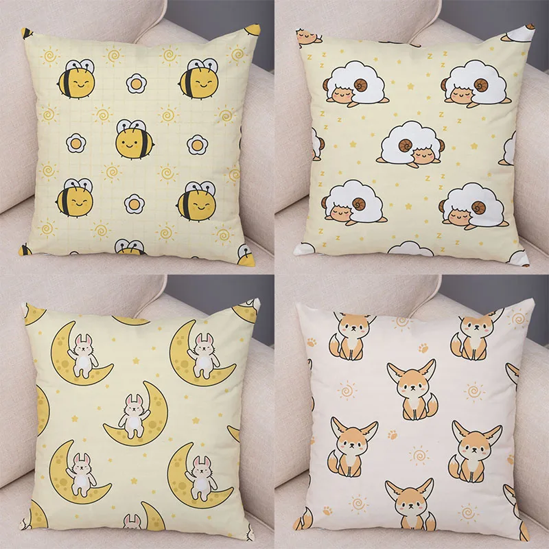 

Милая мультяшная подушка в стиле пэчворк, украшение собаки, Льва, фламинго, детской комнаты, диван для дома