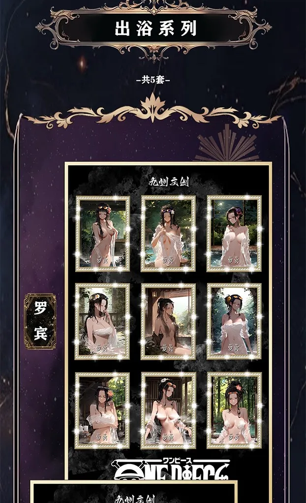 One Piece Diamond Collection Card Jiu Zhou Wen Chuang Anime Character Nami Boa Hancock Yamato Luffy Uta Sexy Trading Game Cards