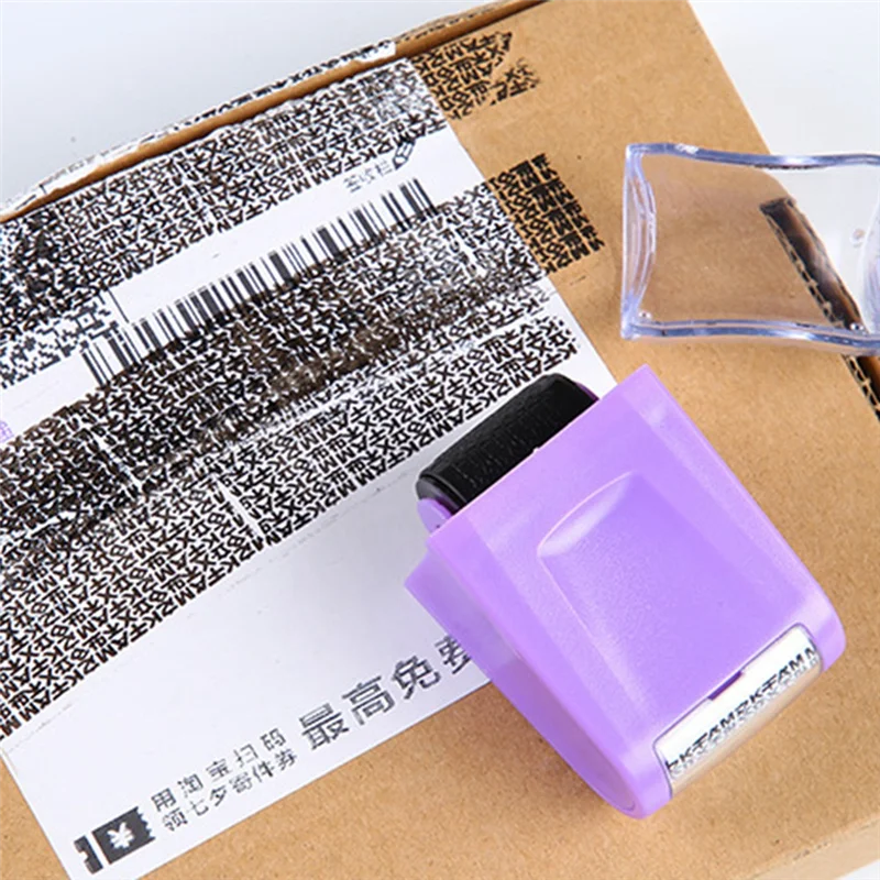 

6Pcs Identity Protection Roller Stamp for Guarding Your Id Privacy Confidential Data Anti-Theft Smear Stamp, 6 Colors