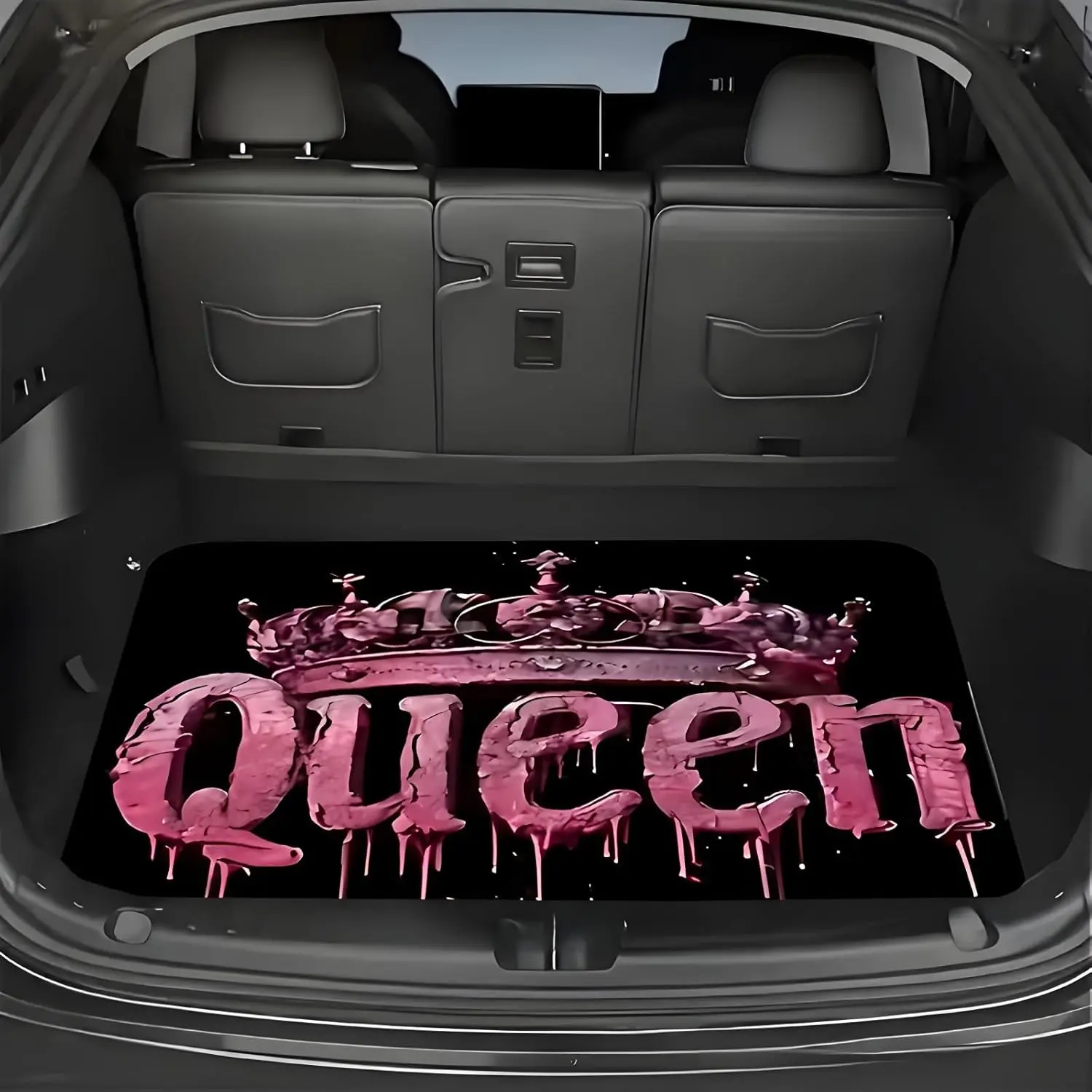 Pink Drip Design All Weather Trunk Protection Cargo Liner, Stylish Vehicle Interior Accessories, Durable Trunk Liner,gift