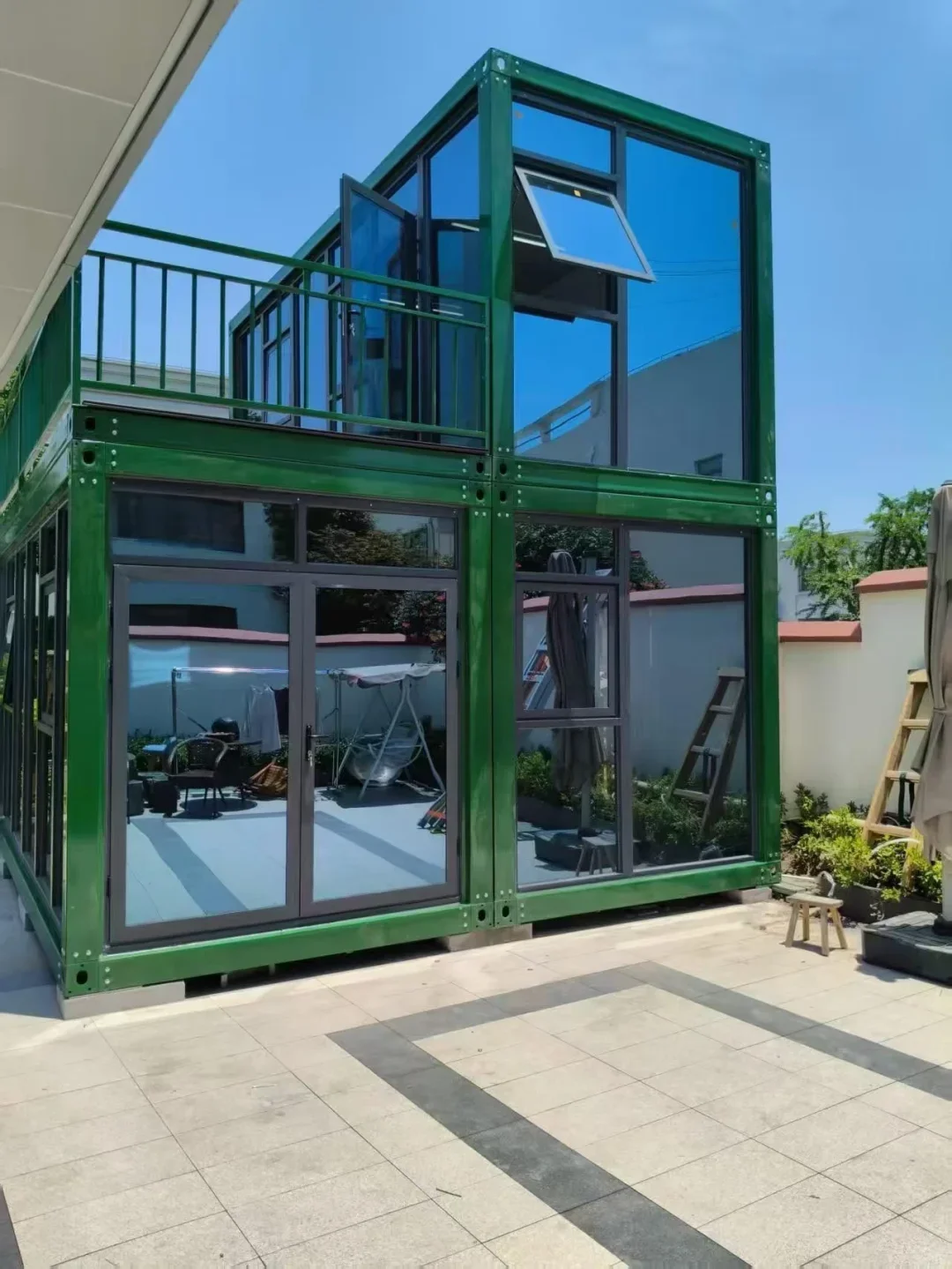 2026 Custom Prefabricated Modular Home Two Storey 3 Module Luxury Villa with Terrace