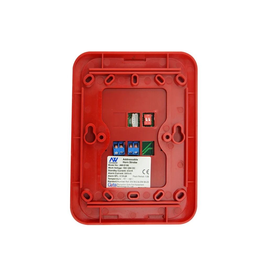 AW-D106 2-Wire Addressable Strobe Sounder for Fire Alarm System