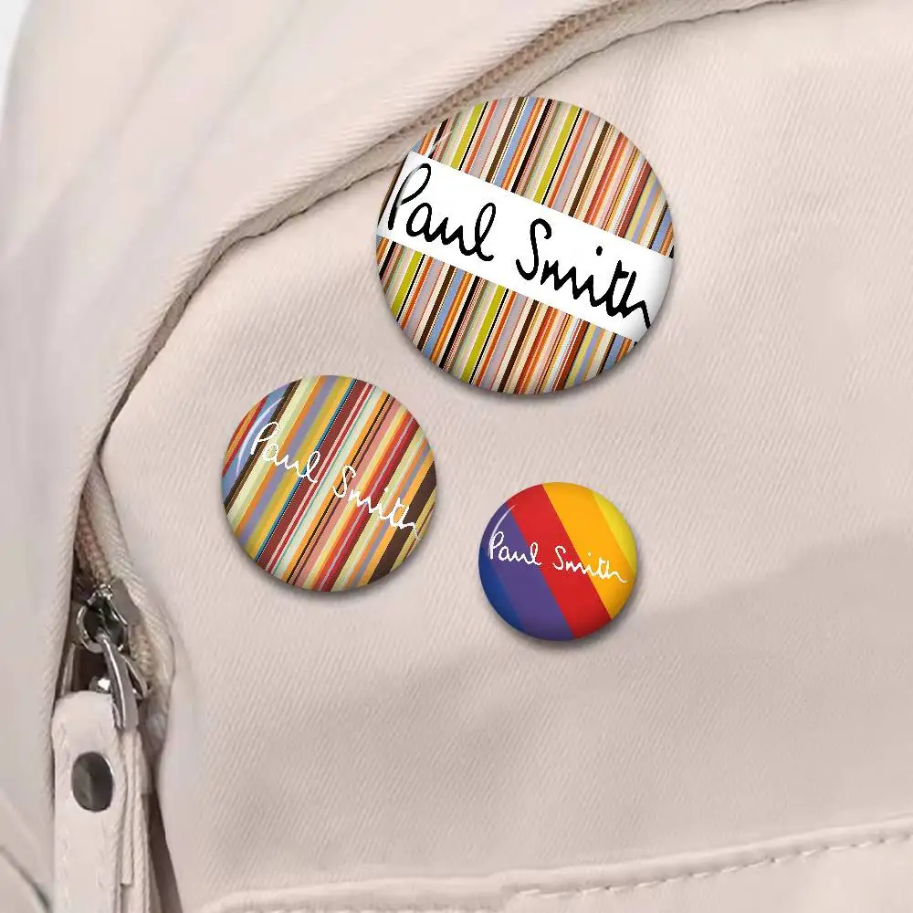 Fashion P-PaulS S-SmithS Anime Brooches Cute Cartoon  Badge Jacket Jeans Lapel Pin Gift Accessorie