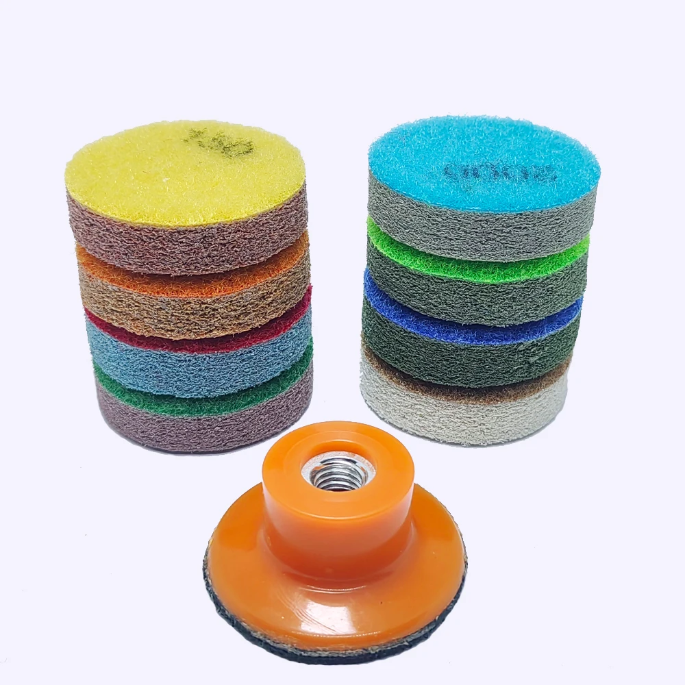 

2”50mm Sponge Diamond Polishing Pads Granite Marble Artificial Stone Polishing Cleaning Tool Concrete Sanding Disc For Polisher