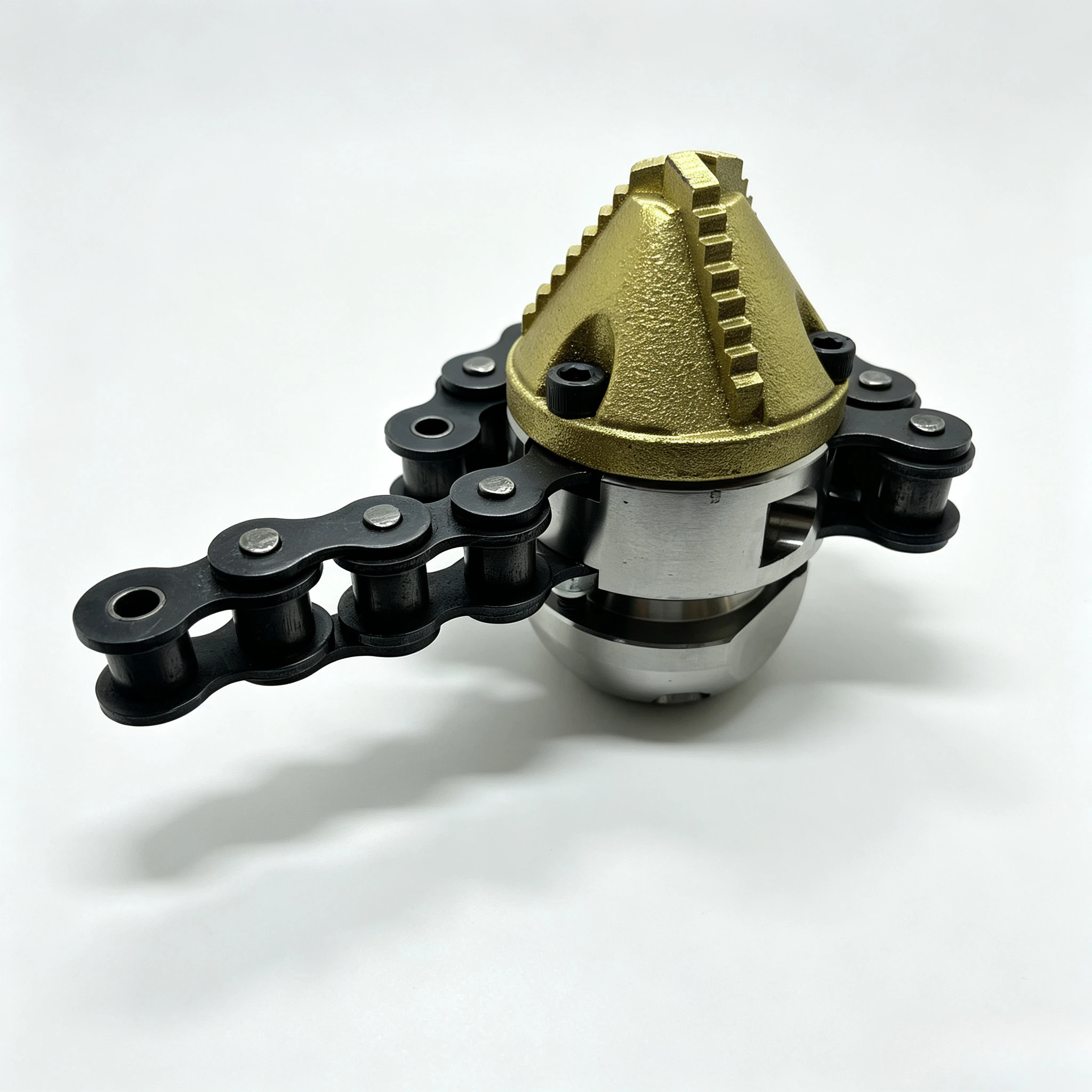 M22 Female Thread High Pressure Pipeline Dredging Cleaning Diamond Nozzle Rope & Chain Sling Rotating Sewer Nozzle 80-215L/min