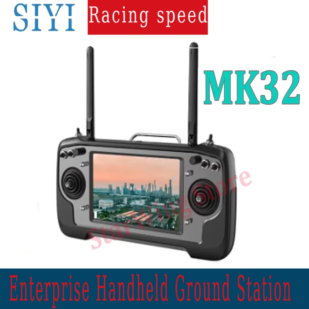 Racing Speed SIYI MK32 Enterprise Handheld Ground Station Smart Controller with 7 Inch HD High Brightness LCD Touchscreen CE FCC