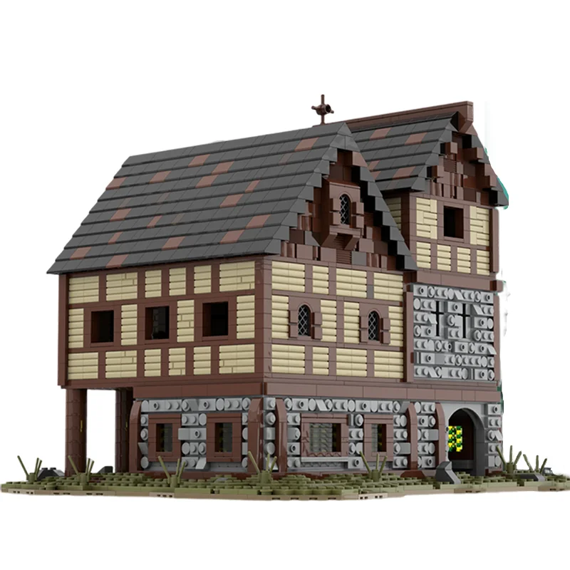 Novo 3130 pçs medieval taverna casa modelo diy educação ideia criativa crianças tijolo brinquedo aniversário edifício presente de natal blocos