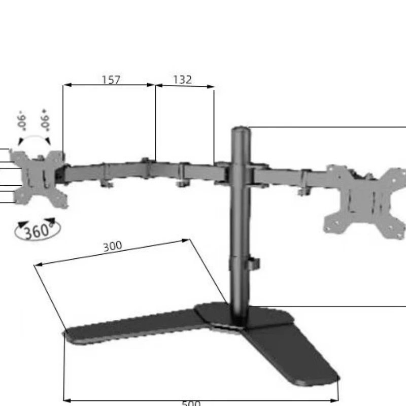 

Monitor bracket Dual screen multi-screen computer monitor base bracket Desktop monitor tripod