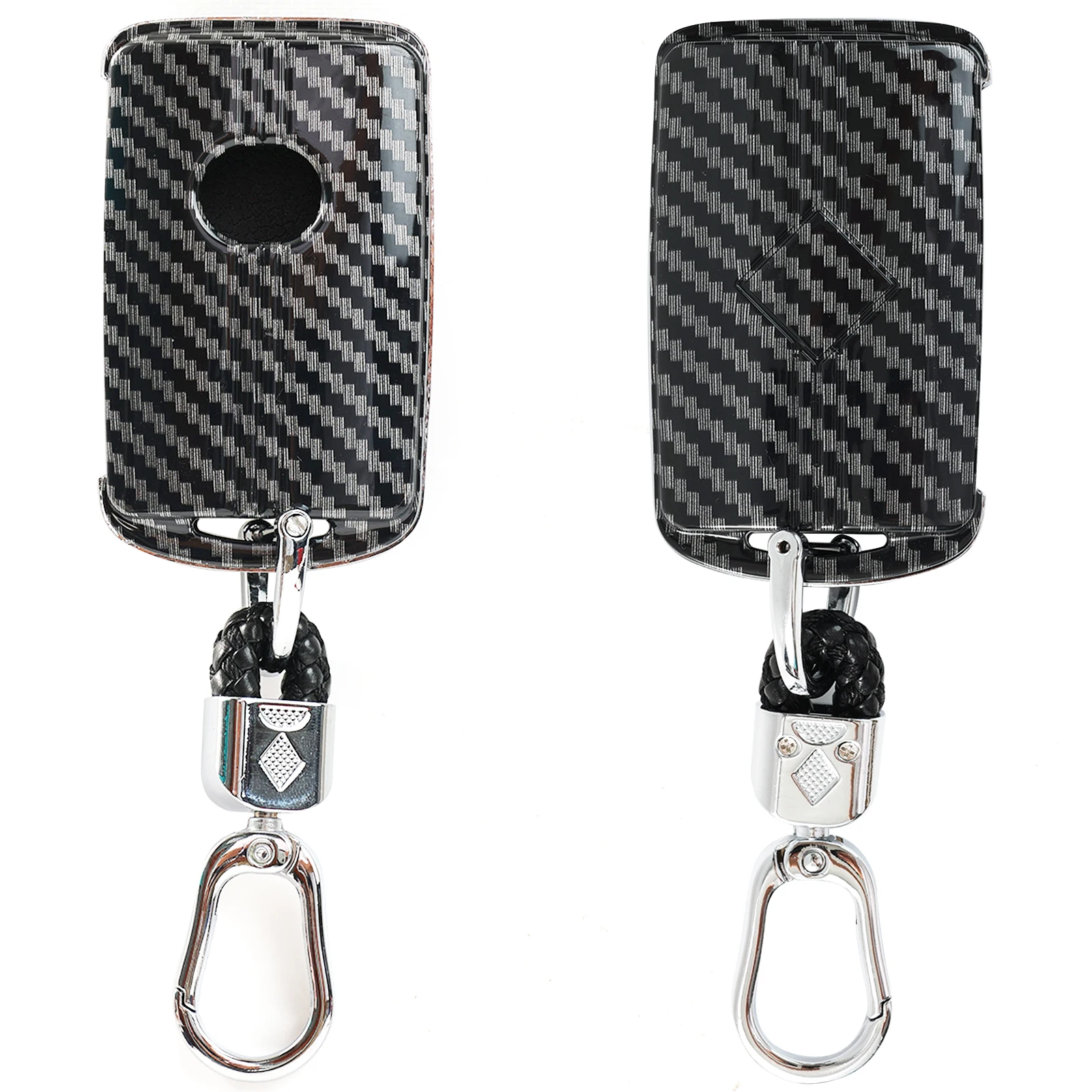 For Mazda 3 6 CX30 CX50 MX5 CX3 CX5 CX9 2021 2022 2023 2X Remote Carbon Fiber 2 3 4 Button Key Cover Case Shell Holder Protect