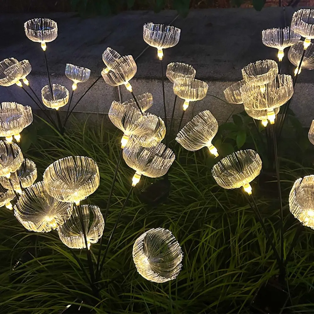 

Solar Powered Outdoor Solar Jellyfish Light Waterproof Energy Saving Landscape Lawn Lamp Durable RGB 6 Heads Jellyfish Light