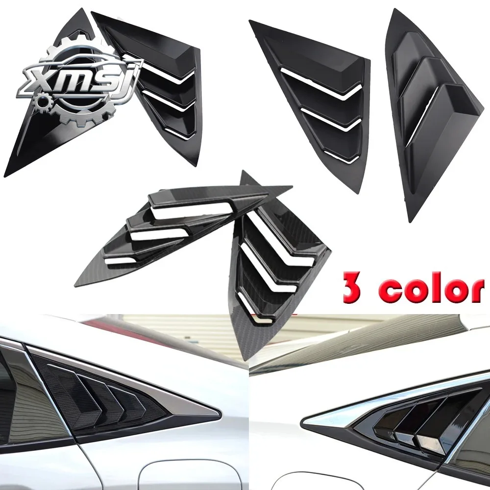 

Persianas para Ventanas Laterales, Panel de Alerón Trasero para Automóvil, Compatible con Honda Civic Sedán, Solo Modelos 2016 2
