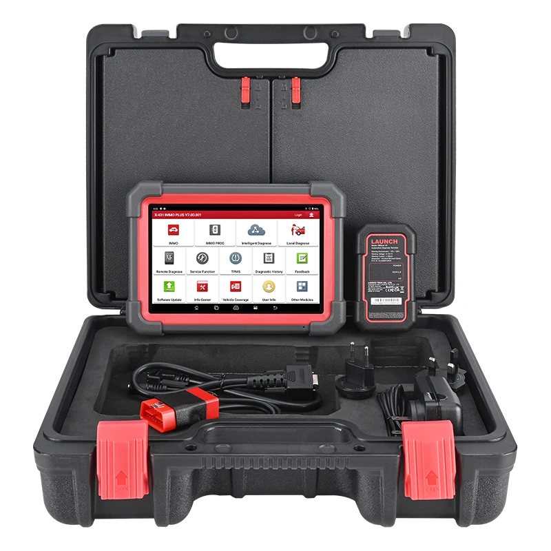 Picture 4: Newest LAUNCH X431 IMMO Plus Key Programmer Car Diagnostic Tools Auto OBD2 Scanner ECU Coding Active Test Better X431 IMMO ELITE