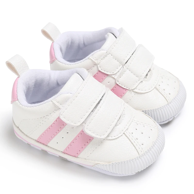 Spring and Autumn Newborn Soft Sole Anti slip Casual Sports Shoes for 0-12 Month Female Baby's First Step Walking Shoes