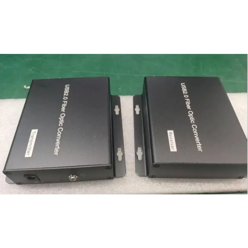 4 puertos USB 2.0. Receptor transmisor convertidor de fibra óptica LC 1,0 10 KM