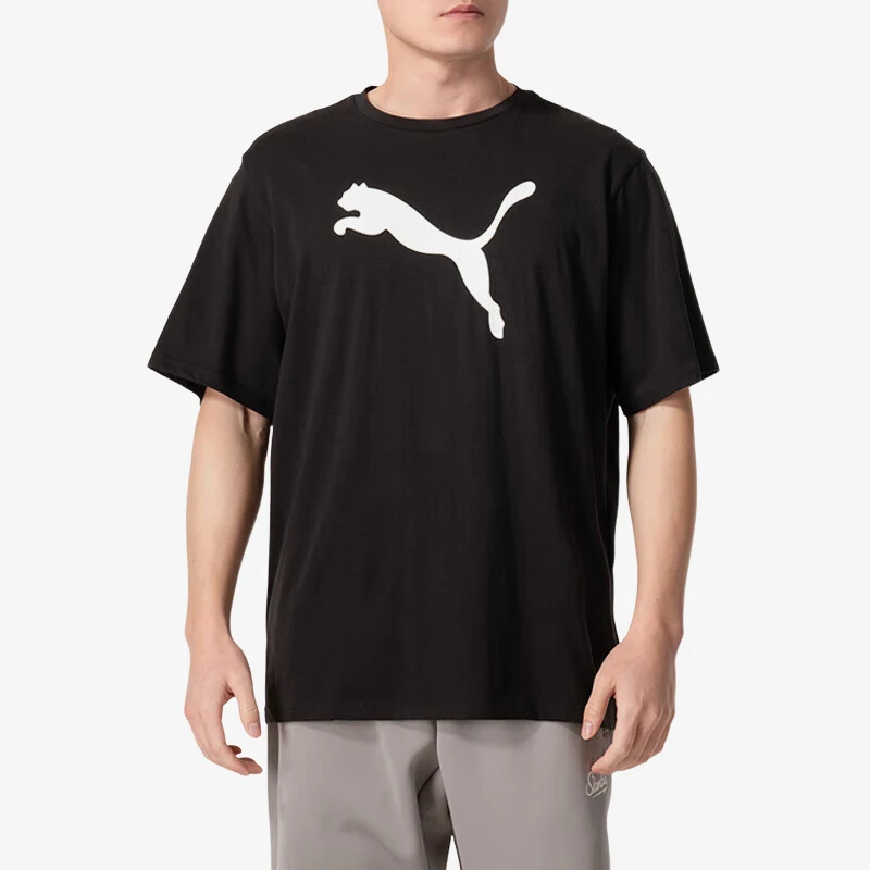 Puma genuine new men's sports and leisure round neck simple short sleeved T-shirt 658705-03