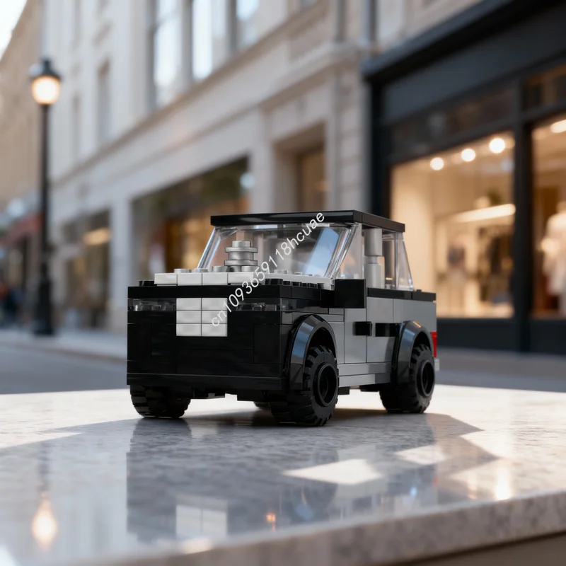

211 деталей MOC City Champions: Конструктор Rolls Royce Phantom, развивающая игрушка, идея для подарка на Рождество для детей
