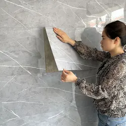 3D Self-Adhesive Wallpaper Pvc Floor Stickers Waterproof Brick Wall Stickers Living Room Bedroom Children's Room Home Decoration