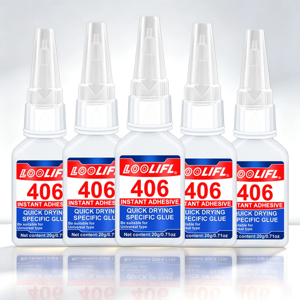 406  Instant Adhesive Quick Dry Waterproof Strong Bond Universal Repair Glue For Plastic  Metal  Rubber Ceramic Shoes DIY Craft