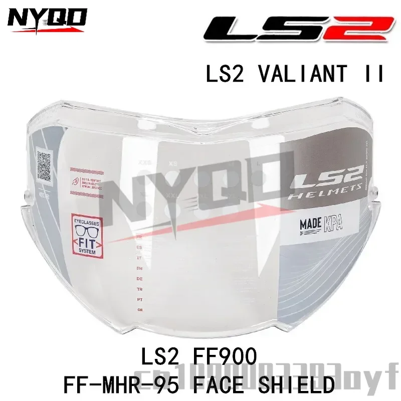 

For LS2 VALIANT II Helmet FF-MHR-95 Shield Original LS2 Replacement Face Shield for LS2 FF900 Helmet Capacete De Moto