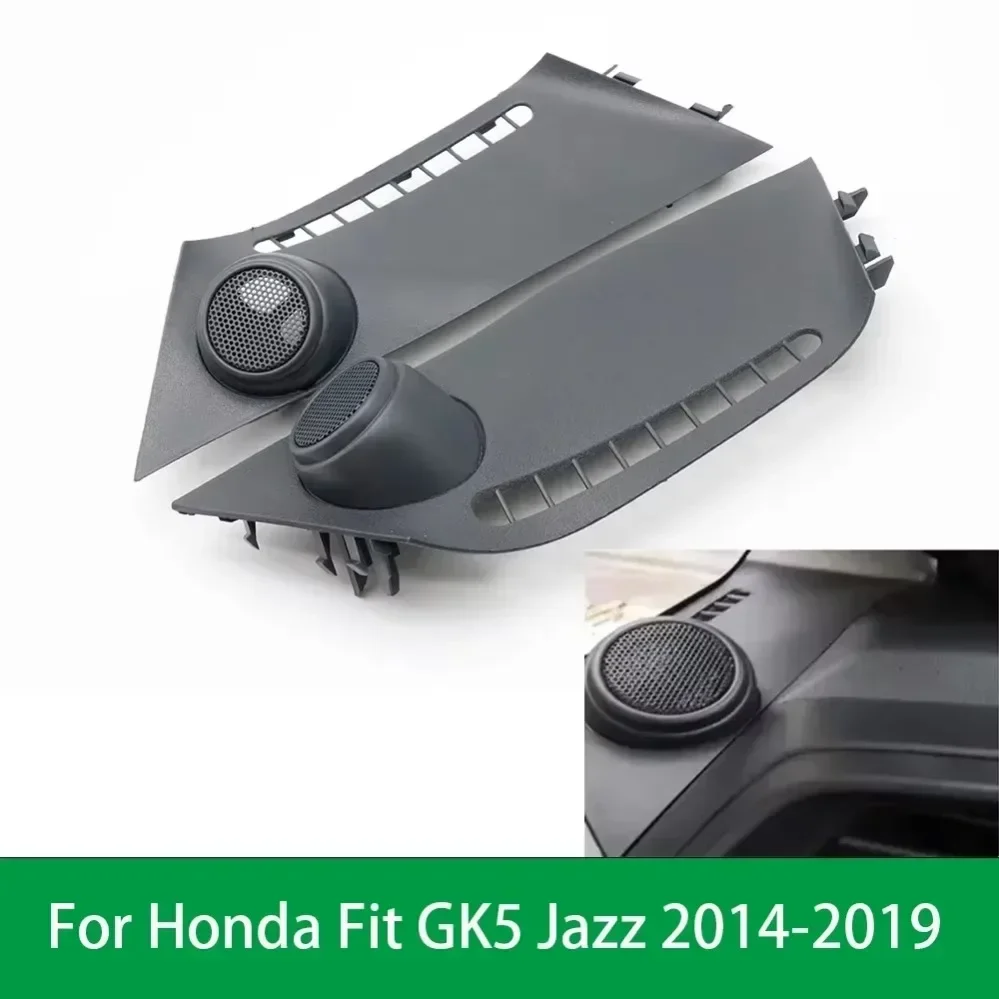 for Honda Fit GK5 Jazz 2014-2019 2PCS Car Tweeter Refitting Audio Door Angle Gum Speaker Cover Boxes Mounts