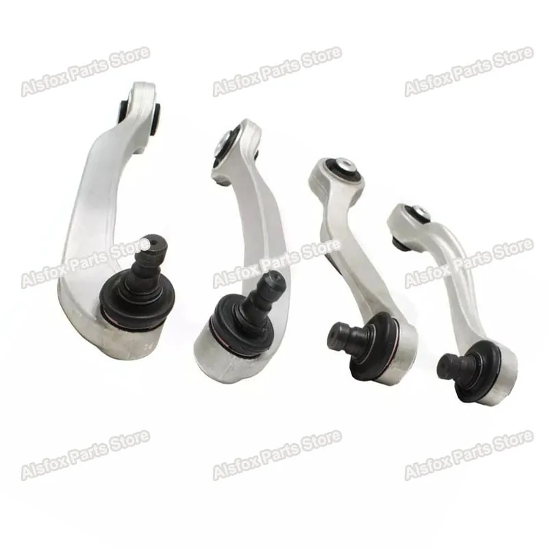 Front Upper Frontward Rearward Set of 4 Control Arm Kits For Audi A6 C6 A6L 4F2 4FH 4F5 S8 A8 D3 Quattro 4E0407506 4E0407510