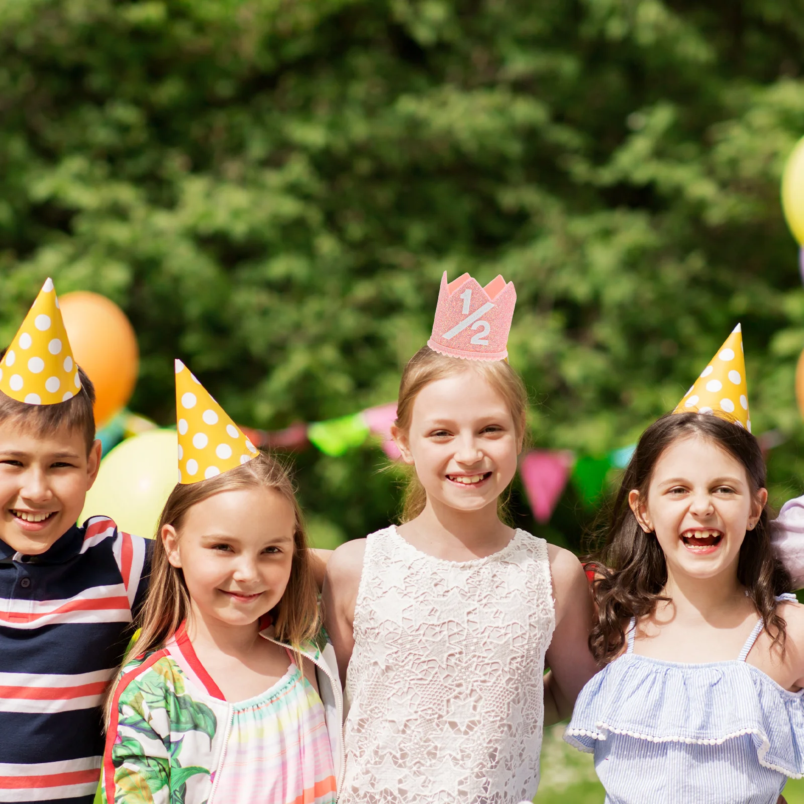 

1pcs Crown 1/2 Hat For Kids Adults, Festive Party Hats, Photo Props, Decorative Hats, Festival Headwear, Birthday Party Hat,