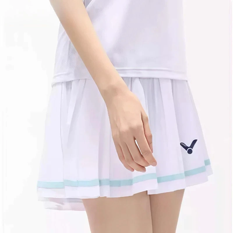 2025 New For Victory Women's Badminton Short Skirt Breathable Quick-drying Pleated Skirt Tennis Casual Sports Shorts Skirt Pants