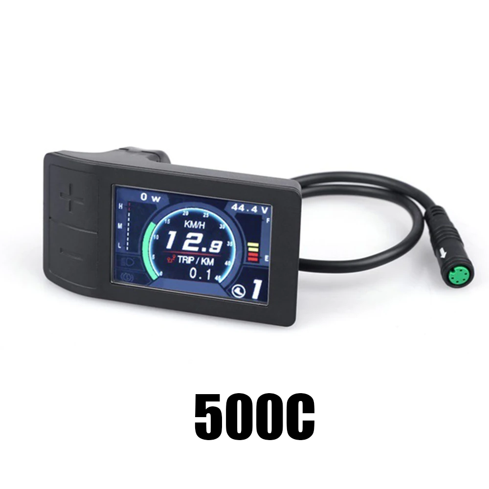 

For Bafang Ebike For BBS01 02 HD Motor 500C Color Display Electric Bike Uart Perfect Fit for 24V/36V/48V Battery