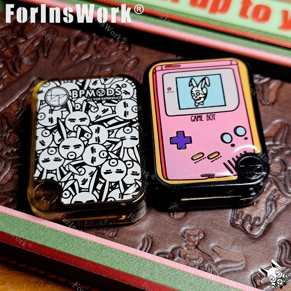 

BPMODS EDC РОЗОВЫЙ Маленький PMMA Direct Push Slider Suit Универсальный Price Sign Stick Slider Fidget Механические игрушки для взрослых Игрушки для тревоги