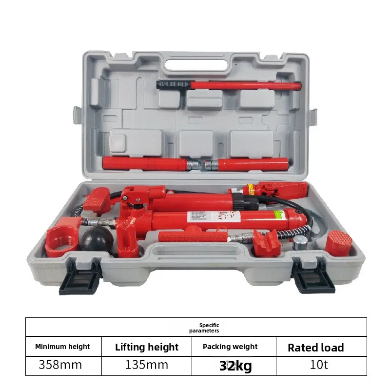 Tipo de separación de chapa de automóvil, herramienta de corrección de chapa de cric 10T, separación de reparación de formas, crítico hidráulico superior