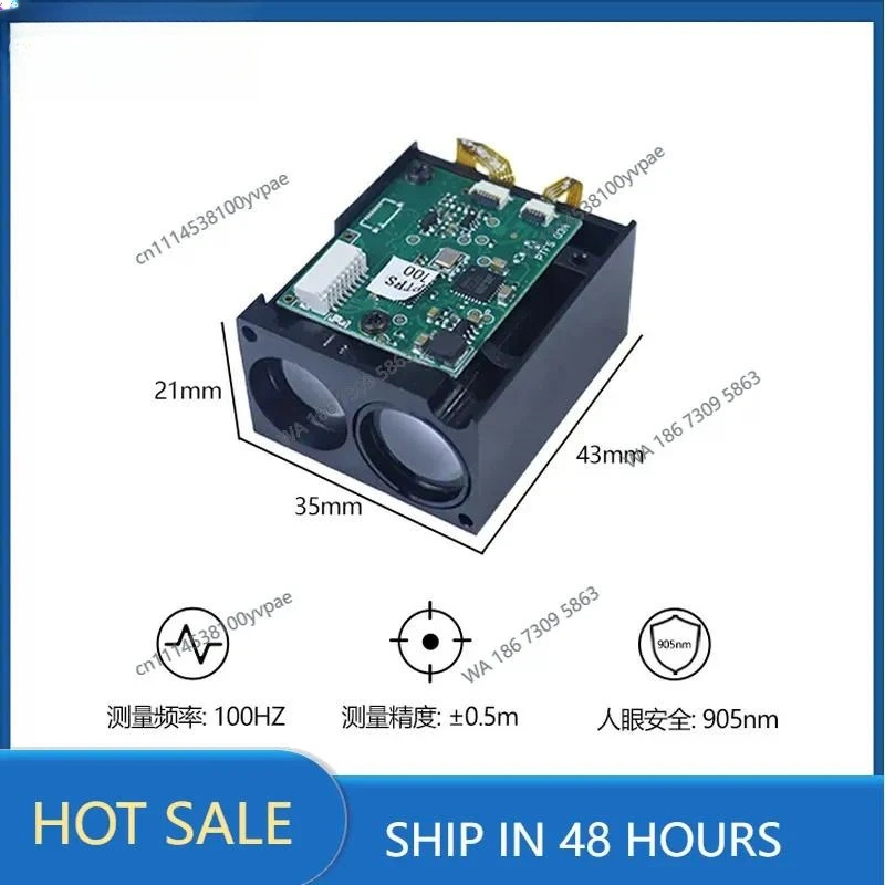 80G Ranging Module 50m Crane Measurement 100Hz Cost PTFS Ranging Module