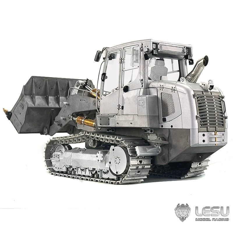 1/14 Metal Hydraulic Tracked RC Loader LESU 636 With Lights Sound System Outdoor RC Heavy Machine Simulated Model