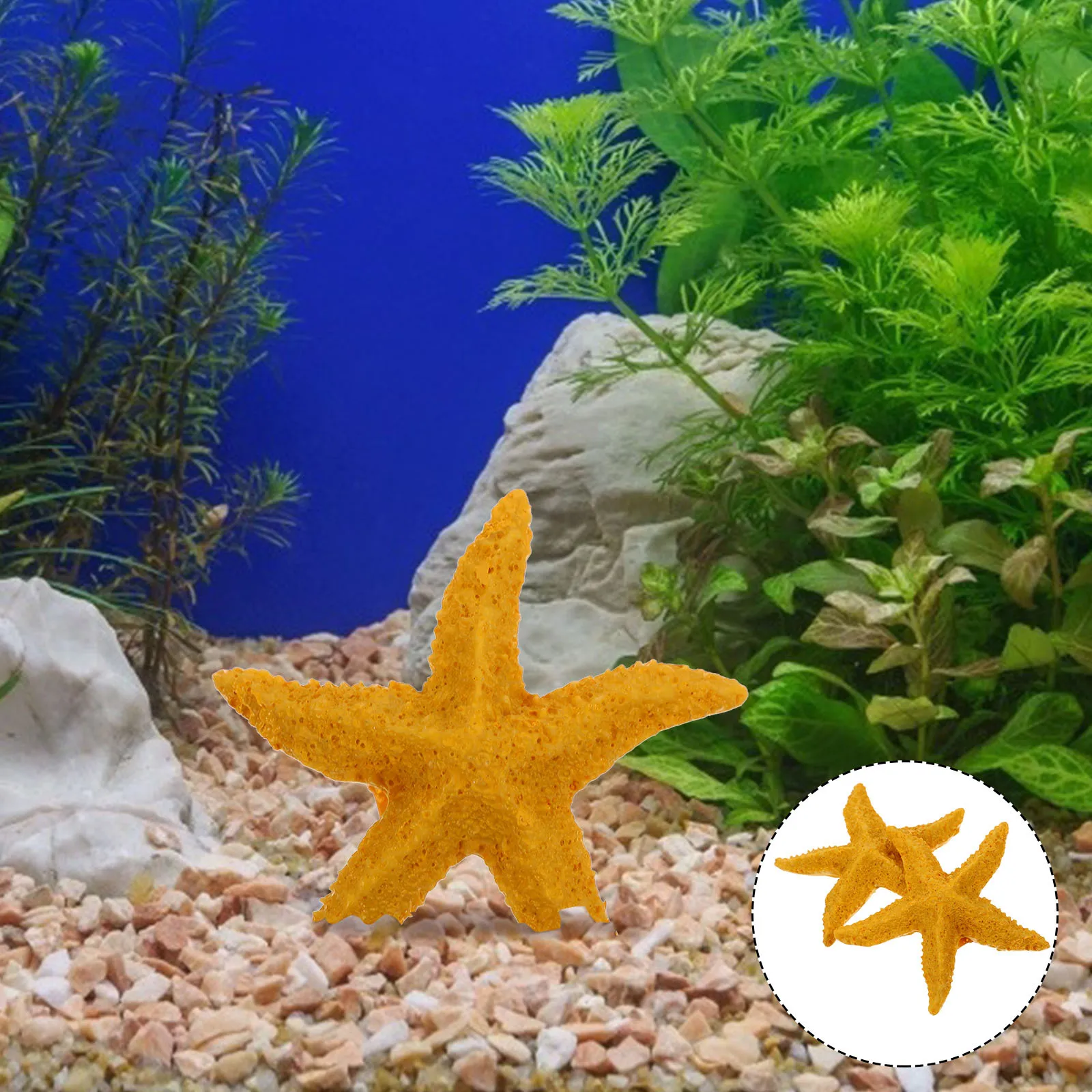 

2Pcs Resin Marine Animals Ornament Artificial Fish Tank Landscaping Decoration Aquarium Home Decor Marine Animals Ornament