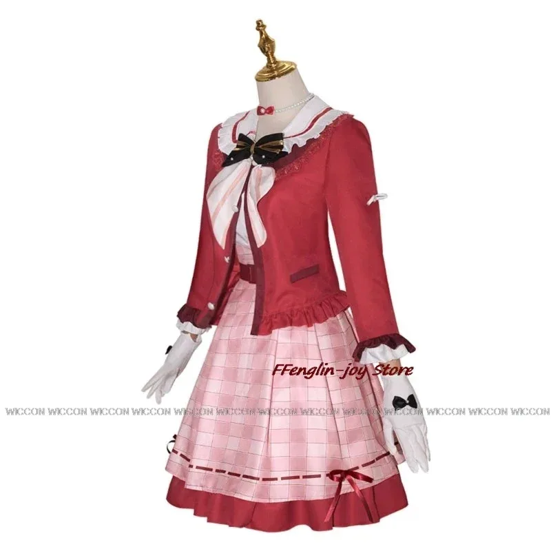 

aaa12 3Sangonomiya Kokomi Cosplay Co-SUSHIRO Genshin Impact Costume Girls Skirt Uniforms Carnival Halloween Outfit Dress Wig Ful